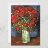 Vase mit Red Poppies Vincent van Gogh. (Rückseite)