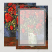 Vase mit Red Poppies Vincent van Gogh. (Vorne/Hinten)