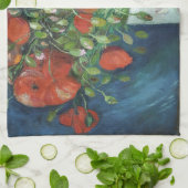 Vase mit Red Poppies Vincent van Gogh Geschirrtuch (Gefaltet)