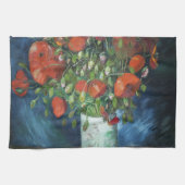 Vase mit Red Poppies Vincent van Gogh Geschirrtuch (Horizontal)