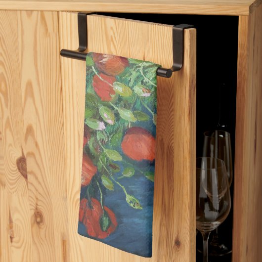 Vase mit Red Poppies Vincent van Gogh Geschirrtuch (Drittel gefaltet)