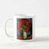 Vase mit Red Poppies Vincent van Gogh Kaffeetasse (Links)