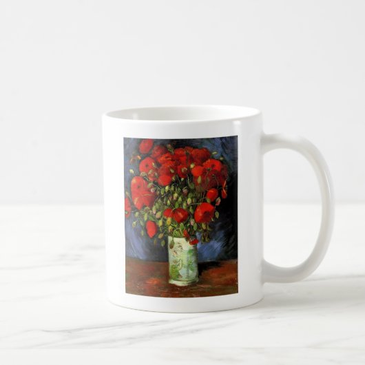 Vase mit Red Poppies Vincent van Gogh Kaffeetasse (Rechts)