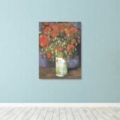 Vase mit Red Poppies Vincent van Gogh Leinwanddruck (Insitu (Holzboden))