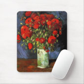 Vase mit Red Poppies Vincent van Gogh Mousepad (Mit Mouse)