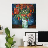 Vase mit Red Poppies Vincent van Gogh Poster (Heimbüro)