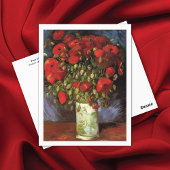 Vase mit Red Poppies Vincent Van Gogh Postkarte