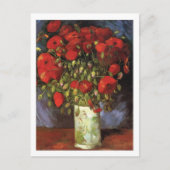 Vase mit Red Poppies Vincent Van Gogh Postkarte (Vorderseite)