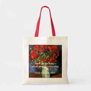 Vase mit Red Poppies Vincent van Gogh Tragetasche