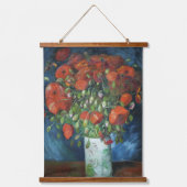Vase mit Red Poppies Vincent van Gogh Wandteppich Mit Holzrahmen (Vorderseite)