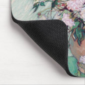 Vase mit rosa Rosen, Van Gogh Mousepad (Ecke)