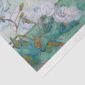 Vase mit rosa Rosen, Van Gogh Seidenpapier (Ausschnitt)