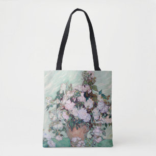 Vase mit rosa Rosen, Van Gogh Tasche