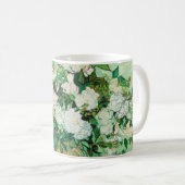 Vase mit rosa Rosen, Vincent Van Gogh Kaffeetasse (VorderseiteRechts)