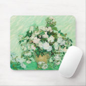 Vase mit rosa Rosen, Vincent Van Gogh Mousepad (Mit Mouse)