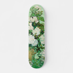 Vase mit rosa Rosen, Vincent Van Gogh Skateboard