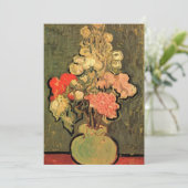 Vase mit Rose Mallows von Vincent van Gogh (Stehend Vorderseite)