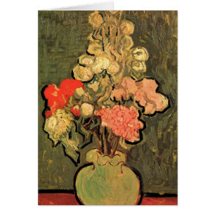Vase mit Rose Mallows von Vincent van Gogh