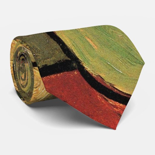 Vase mit Rose Mallows von Vincent van Gogh Krawatte (Gerollt)