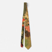 Vase mit Rose Mallows von Vincent van Gogh Krawatte (Rückseite)