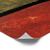 Vase mit Rose Mallows von Vincent van Gogh Poster (Ecke)