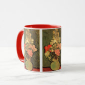 Vase mit Rose Mallows von Vincent van Gogh Tasse (Vorderseite Links)