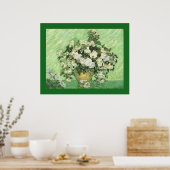 Vase mit Rose Post-Impressionist Poster (Küche)