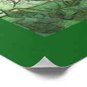 Vase mit Rose Post-Impressionist Poster (Ecke)