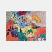 Vase mit Rose und Anemonen, Van Gogh Fleecedecke (Vorderseite (Horizontal))