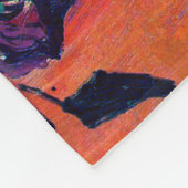 Vase mit Rose und Anemonen, Van Gogh Fleecedecke (Ecke)