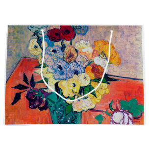 Vase mit Rose und Anemonen, Van Gogh Große Geschenktüte