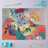 Vase mit Rose und Anemonen, Van Gogh Seidenpapier (Basteln)