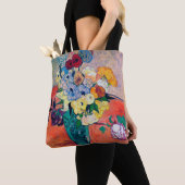 Vase mit Rose und Anemonen, Van Gogh Tasche (Von Nahem)