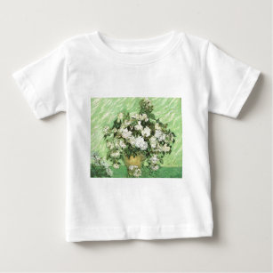 Vase mit Rose - Van Gogh Baby T-shirt