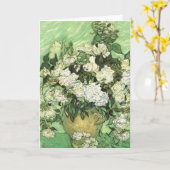 Vase mit Rose - Van Gogh Karte (Gelbe Blume)