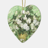 Vase mit Rose - Van Gogh Keramik Ornament (Links)