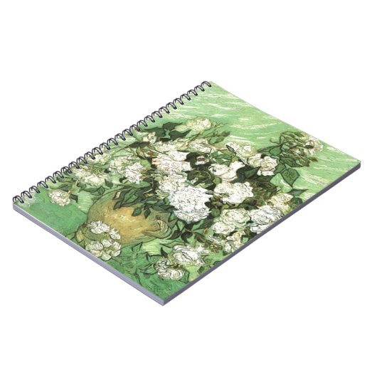 Vase mit Rose - Van Gogh Notizblock (Linke Seite)