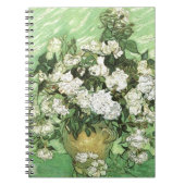 Vase mit Rose - Van Gogh Notizblock (Vorderseite)