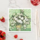 Vase mit Rose - Van Gogh Serviette (Beispiel)