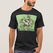 Vase mit Rose - Van Gogh T-Shirt (Vorderseite)