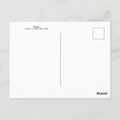 Vase mit Rose Vincent van Gogh Postkarte (Rückseite)