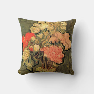 Vase mit Rosen-Mallows von Vincent van Gogh Kissen