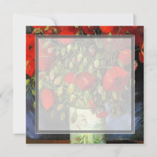 Vase mit roten Mohnblumen Vincent van Gogh.
