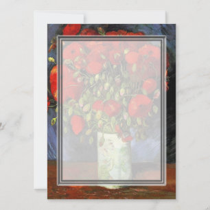 Vase mit roten Mohnblumen Vincent van Gogh.