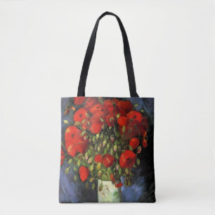 Vase mit roten Mohnblumen von Vincent van Gogh Tasche
