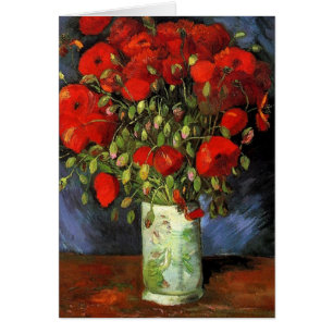 Vase mit roten Pflücken, Vincent van Gogh