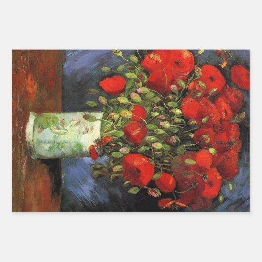 Vase mit roten Pflücken von Vincent van Gogh Geschenkpapier Set (Vorderseite 2)