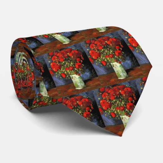 Vase mit roten Pflücken von Vincent van Gogh Krawatte (Gerollt)