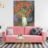 Vase mit roten Pflücken von Vincent van Gogh Leinwanddruck (Insitu (Wohnzimmer))