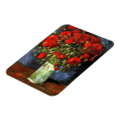 Vase mit roten Pflücken von Vincent van Gogh Magnet (Linke Seite)